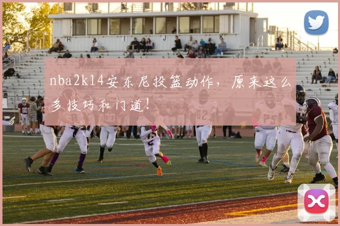 nba2k14安东尼投篮动作，原来这么多技巧和门道！